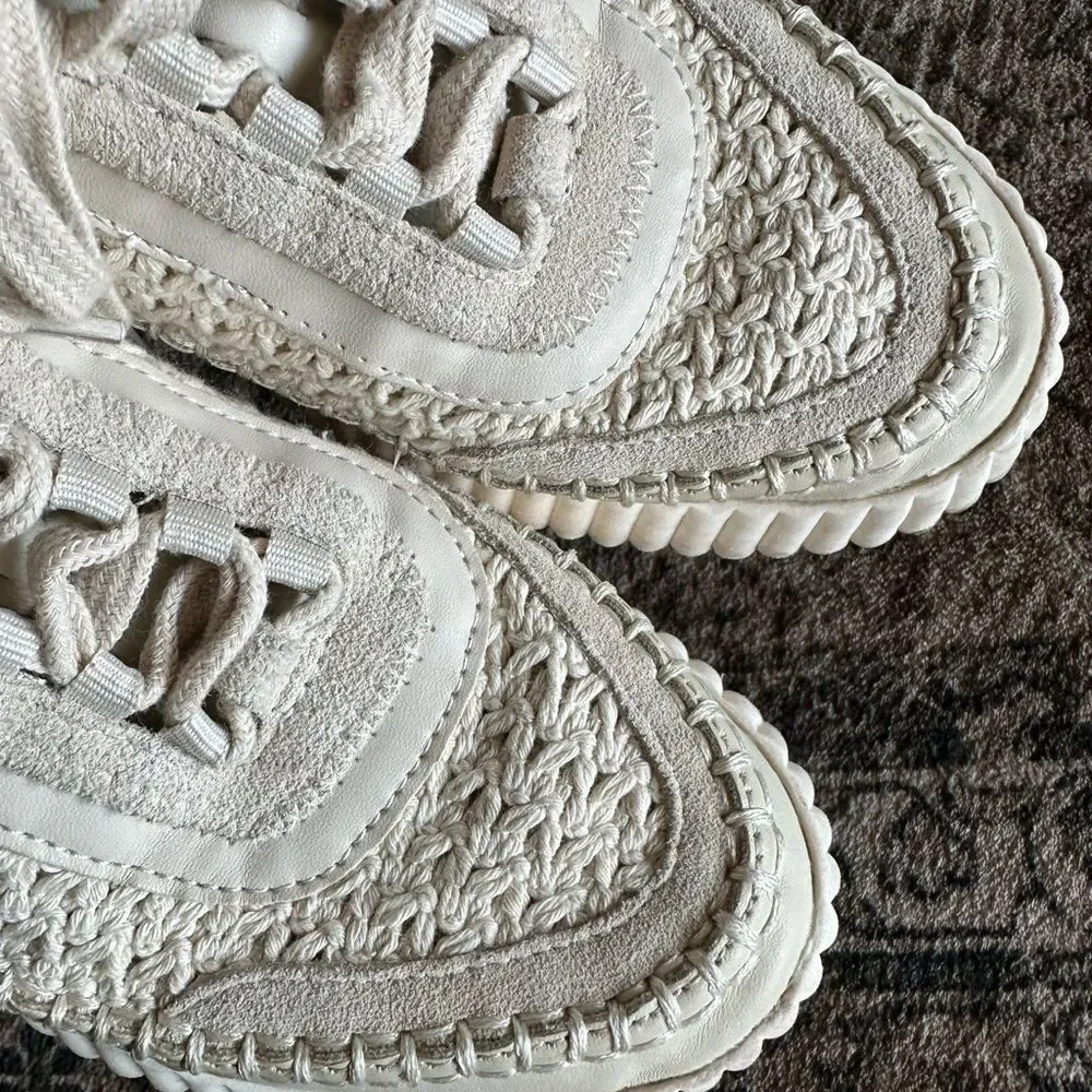 dolce vita Dolen Sneakers Sandstone Knit Size 7